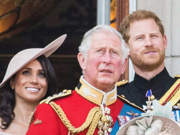 Prince Harry and Meghan Markle received a "substantial sum" from Charles after announcing their step back from royal duties in 2020.