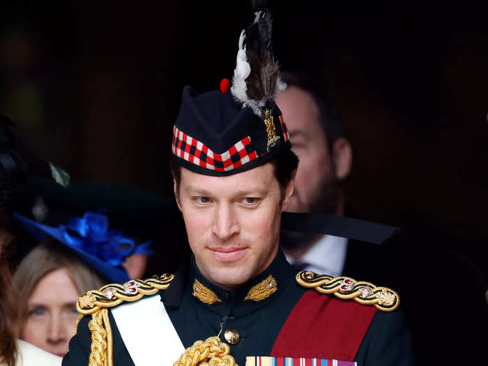 Major Johnny Thompson is an equerry to the king and accompanies him at key royal events.