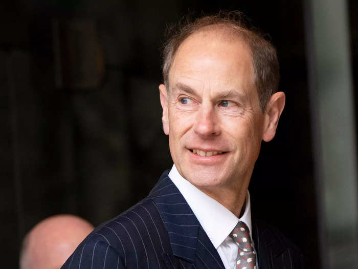 Prince Edward, the Duke of Edinburgh, is 13th in line for the British throne.