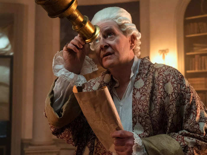 Old King George III is likely to be 79 in this series.