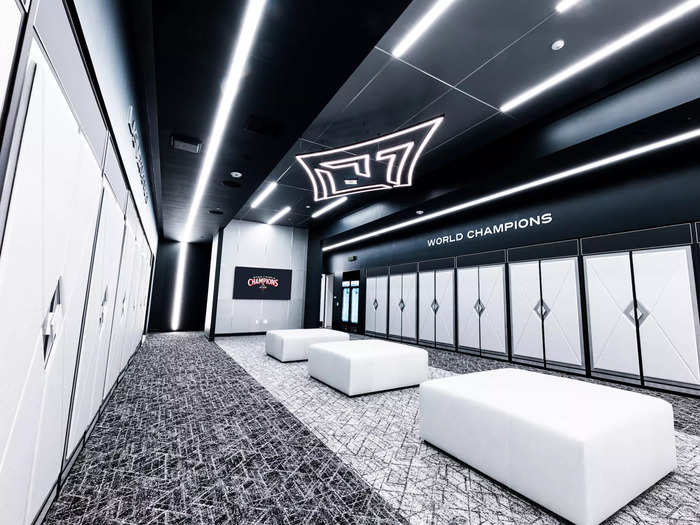 But the locker room may be the most impressive part of all.